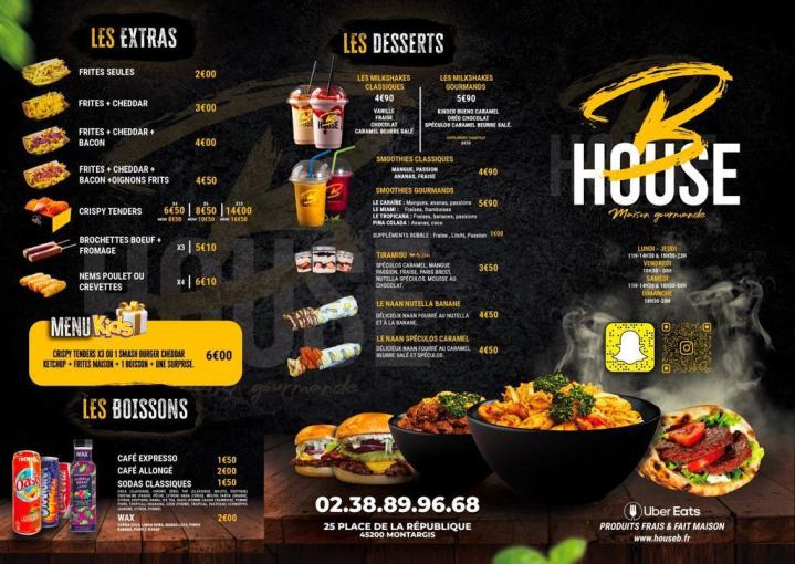 Menu – Montargis – House B 
