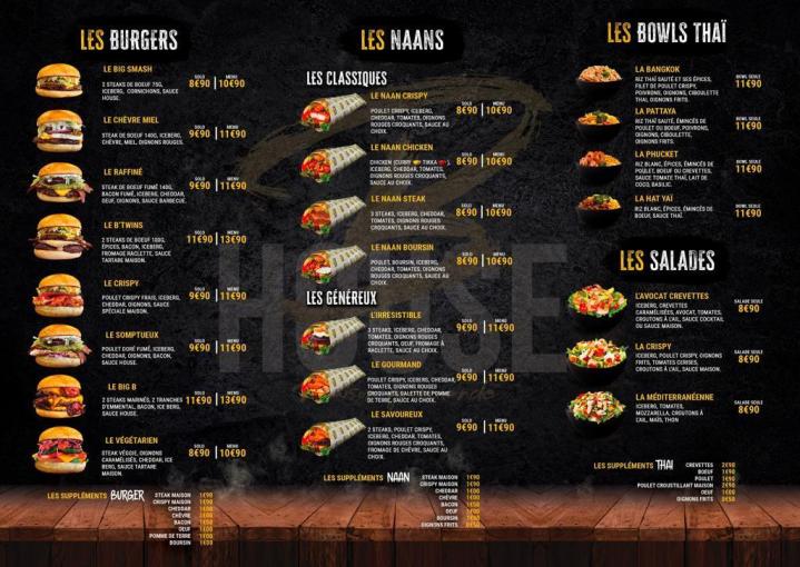 Menu – Montargis – House B 